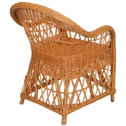 Korbsessel aus Rattan in Honigfarben - Uarte