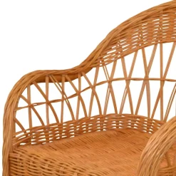 Korbsessel aus Rattan in Honigfarben - Uarte