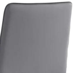 Kunstleder Barstühle in Grau - Eleganto (2er Set)