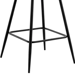 Kunstleder Barstühle in Grau - Eleganto (2er Set)