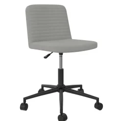 Kunstleder Bürostuhl in Grau - Ecero