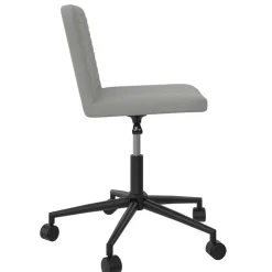 Kunstleder Bürostuhl in Grau - Ecero