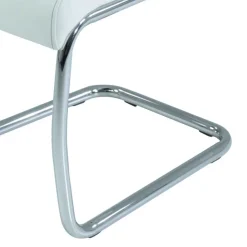 Kunstleder Esszimmer Stühle in Weiß - Mengiz (Set)