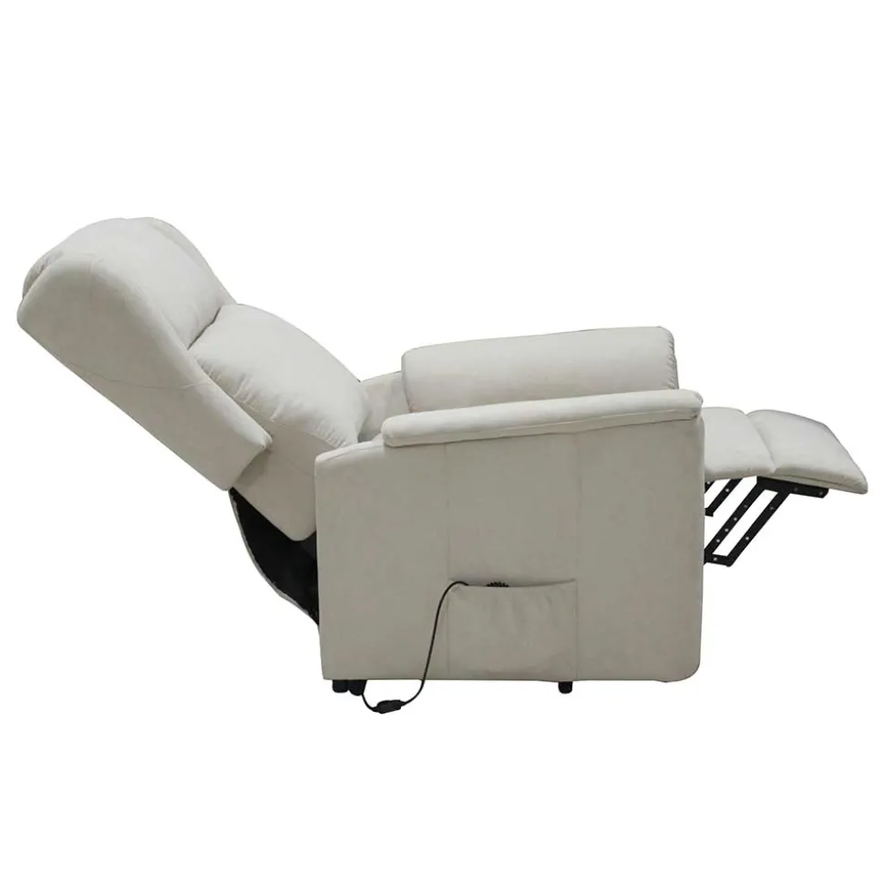 Kunstleder Ohrensessel mit Aufstehhilfe - Anvidia