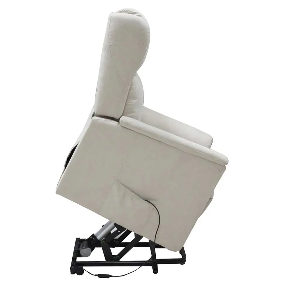 Kunstleder Ohrensessel mit Aufstehhilfe - Anvidia