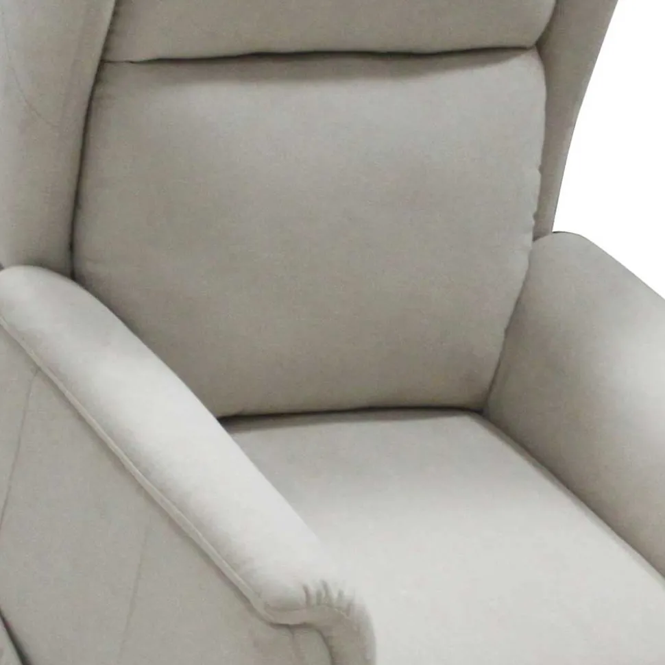 Kunstleder Ohrensessel mit Aufstehhilfe - Anvidia