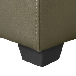 Kunstleder Polsterhocker 88x40x64 cm - Olterva