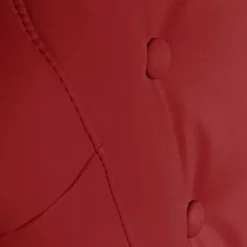 Kunstledersessel in Rot - Lilano