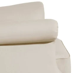 Kunstledersessel mit Ohren in Beige - Maduera