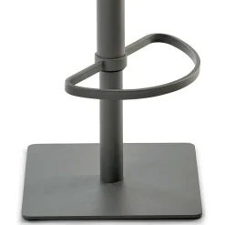 Kunstleder-Tresenstuhl in Schwarz - Derict