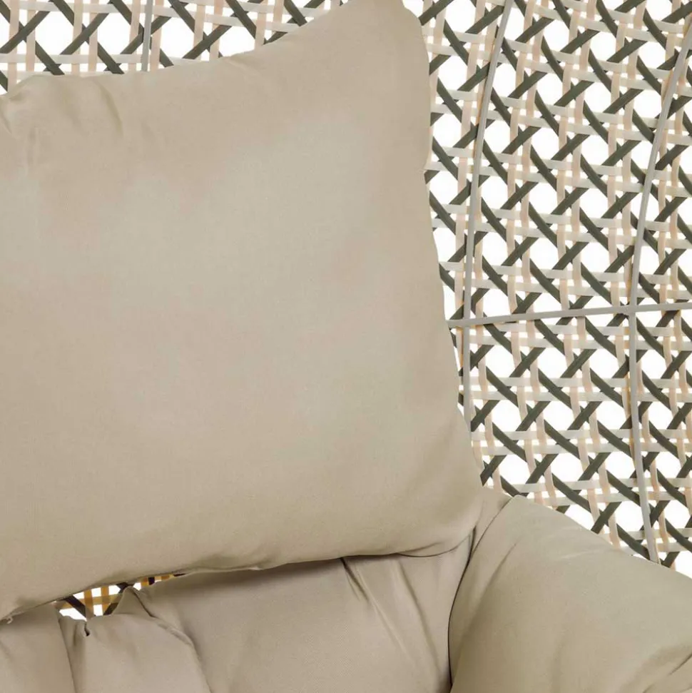 Kunstrattan Geflechtsessel hängend mit Gestell - Axinta