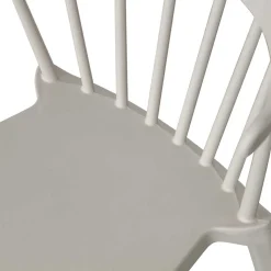 Kunststoff Stühle in Hellgrau - Modesta (2er Set)