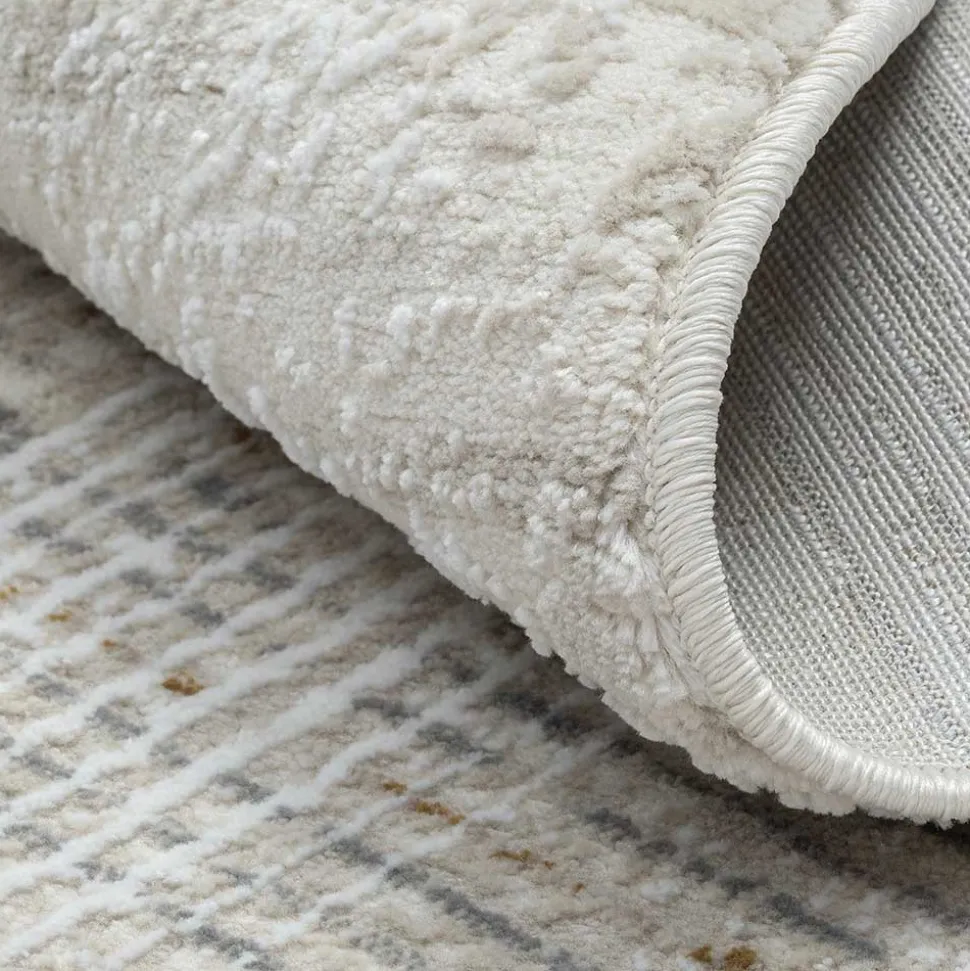 Kurzflor Teppich in Rund 120cm - Elixar