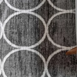 Kurzflor Teppich mit geometrischem Muster - Wevera