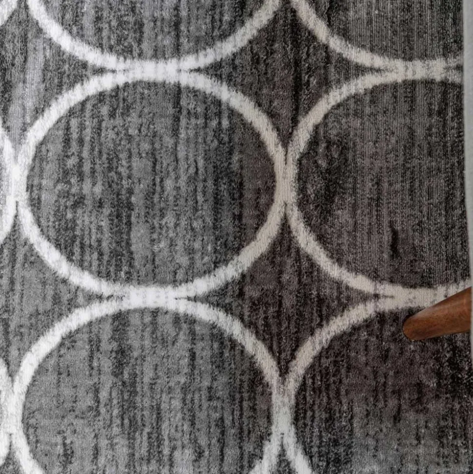 Kurzflor Teppich mit geometrischem Muster - Wevera