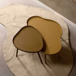 Kurzflor Teppich mit Hoch Tief Struktur - Menorva