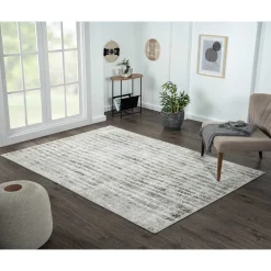 Kurzflor Teppich mit Struktur modern - Lusanne