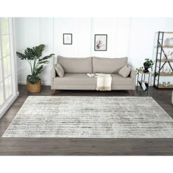 Kurzflor Teppich mit Struktur modern - Lusanne