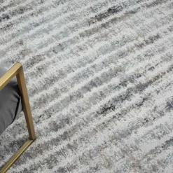 Kurzflor Teppich mit Struktur modern - Lusanne