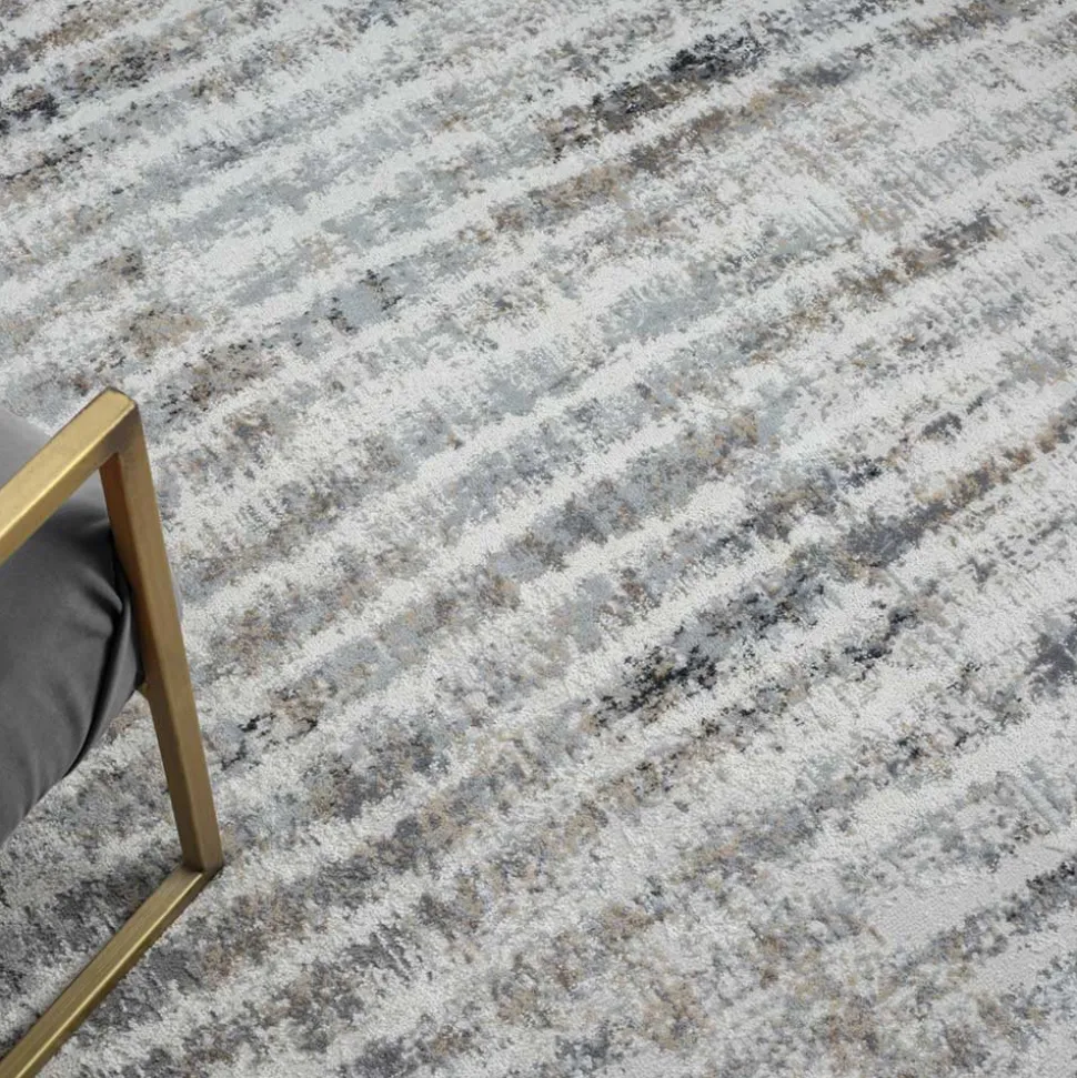 Kurzflor Teppich mit Struktur modern - Lusanne