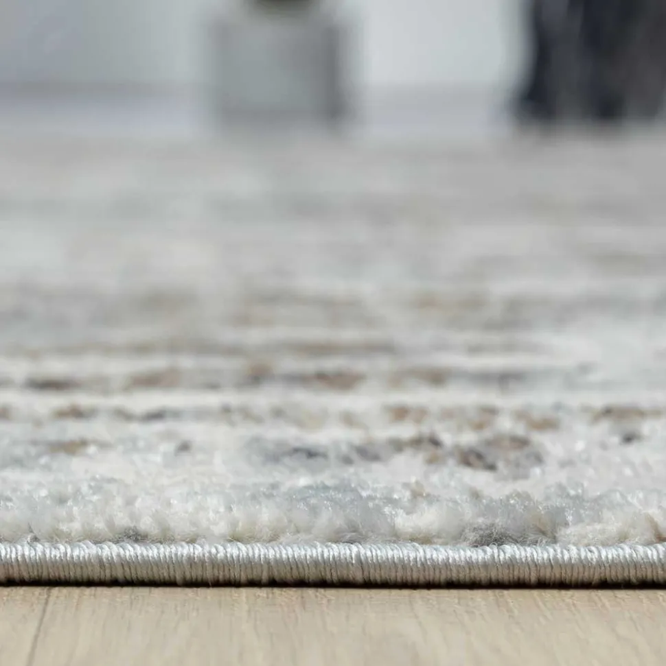 Kurzflor Teppich mit Struktur modern - Lusanne