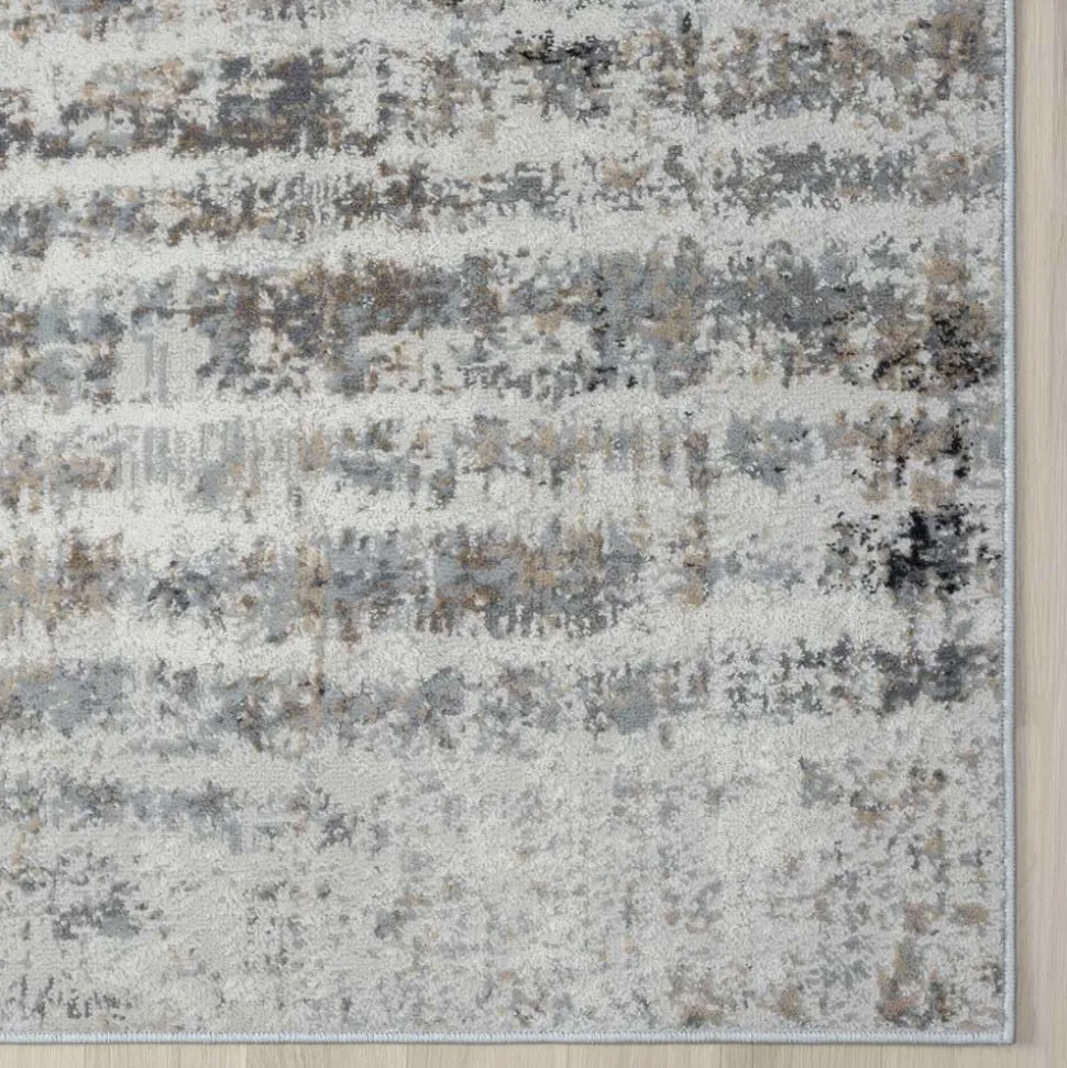 Kurzflor Teppich mit Struktur modern - Lusanne