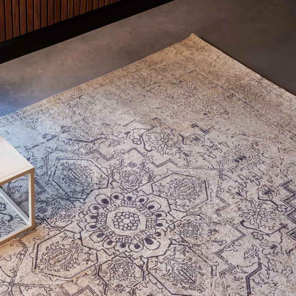 Kurzflor Vintage Look Teppich mit Orient Muster - Orbits