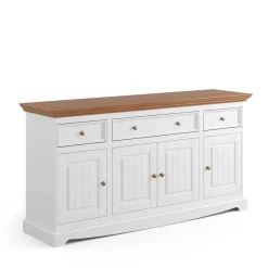 Landhaus Anrichte mit Metallgriffen - Bordona