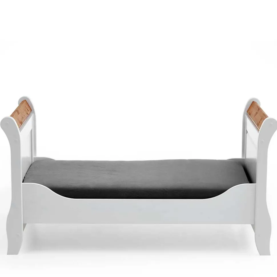 Landhaus Babybett aus Kiefer zweifarbig - Sibiuta