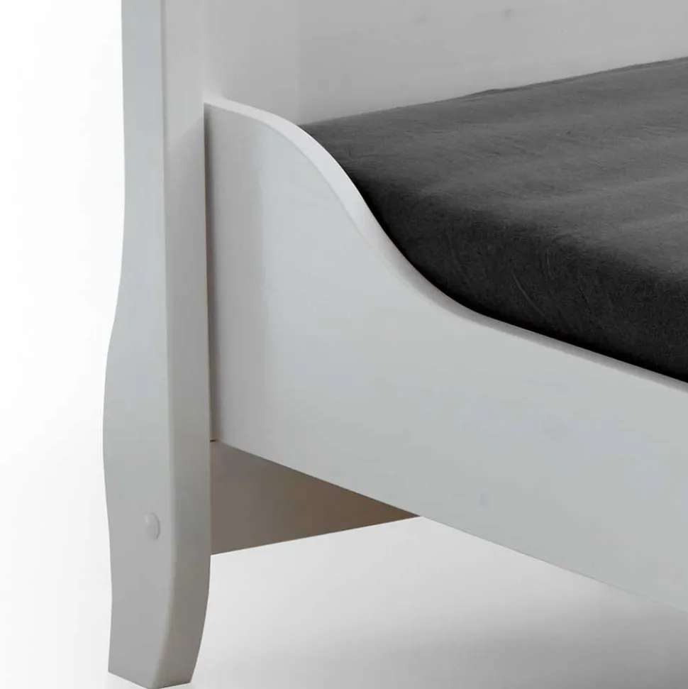 Landhaus Babybett aus Kiefer zweifarbig - Sibiuta