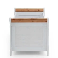 Landhaus Babybett aus Kiefer zweifarbig - Sibiuta