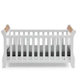 Landhaus Babybett aus Kiefer zweifarbig - Sibiuta