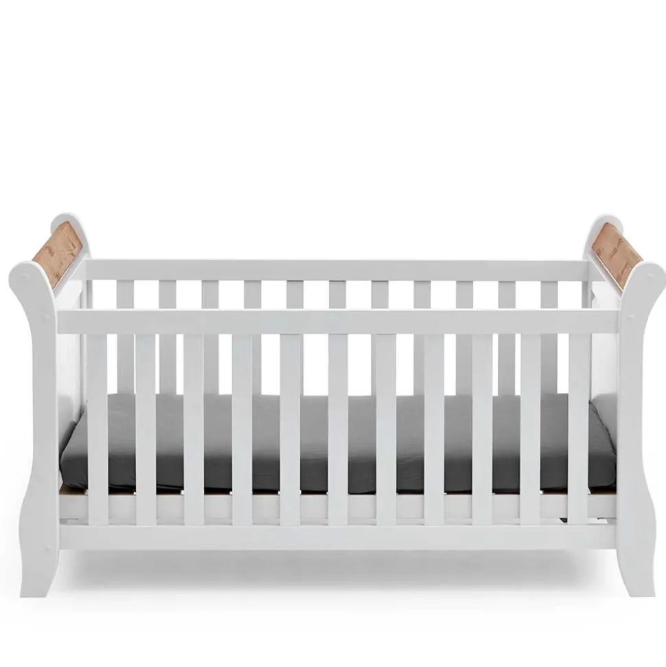 Landhaus Babybett aus Kiefer zweifarbig - Sibiuta