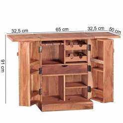 Landhaus Barschrank Oridano aus Holz Akazie massiv
