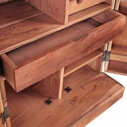 Landhaus Barschrank Oridano aus Holz Akazie massiv