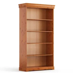 Landhaus Bücherregal aus Kiefer Massivholz - Lusanne