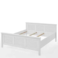 Landhaus Bett mit Kopf- und Fußteil - Mira