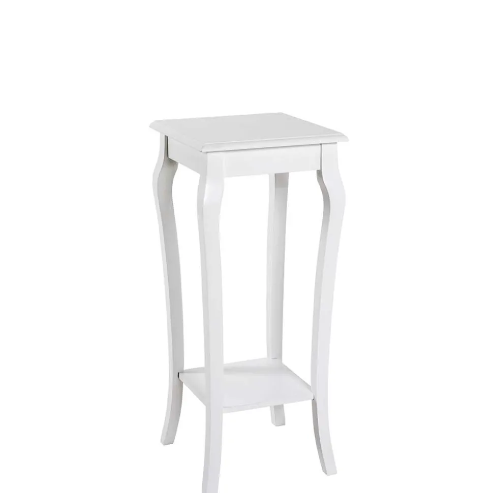 Landhaus Blumentisch in Weiß lackiert - Emdan