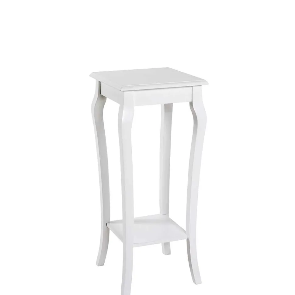 Landhaus Blumentisch in Weiß lackiert - Emdan