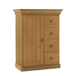 Landhaus Brotschrank Piatra aus Kiefer teilmassiv