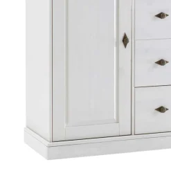 Landhaus Brotschrank Satumare in Weiß