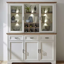 Landhaus Buffetschrank mit Beleuchtung - Sinolita