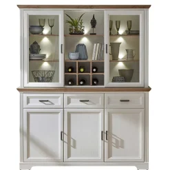 Landhaus Buffetschrank mit Beleuchtung - Sinolita