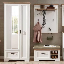 Landhaus Dielen Set zweifarbig - Nurelcas (dreiteilig)