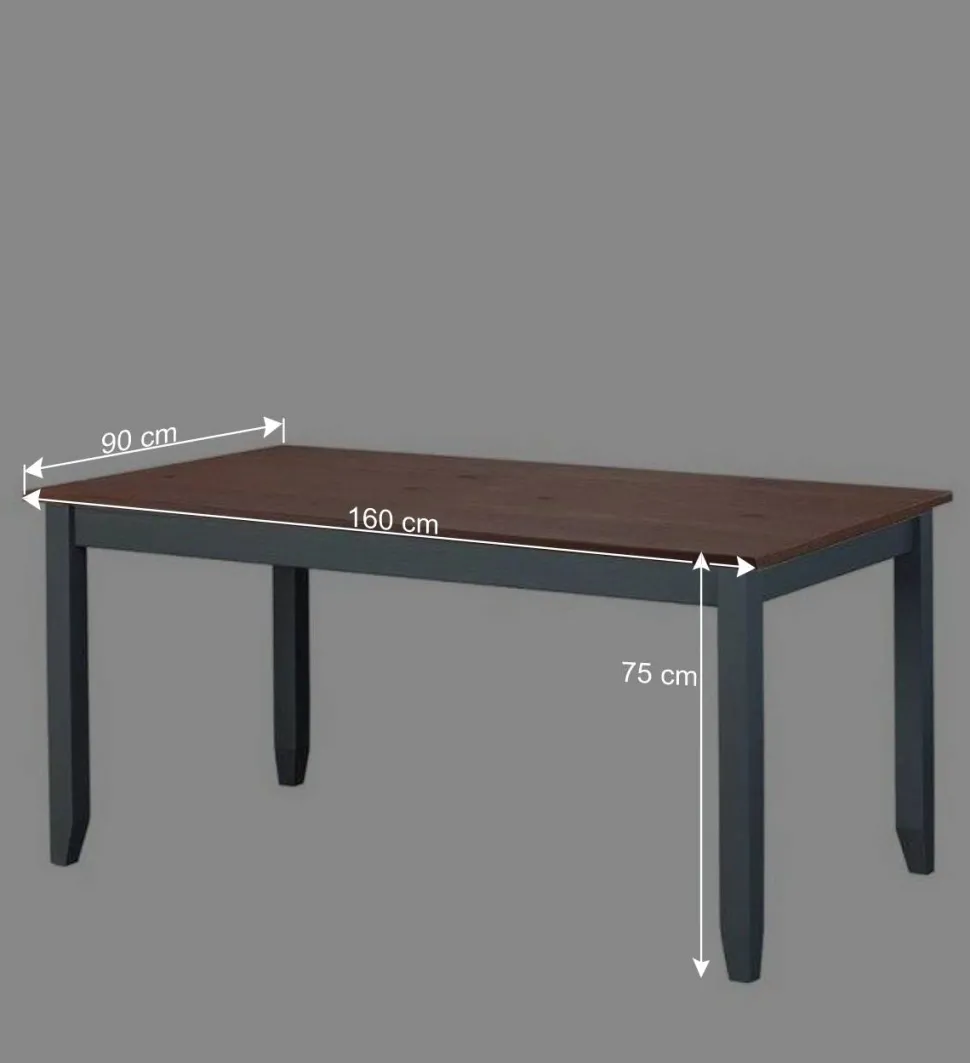 Landhaus Essgruppe in Grau - Nepplan (fünfteilig)