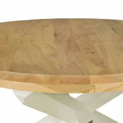 Landhaus Esstisch Drolivio mit Tischplatte rund