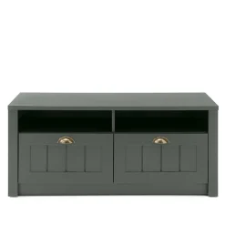 Landhaus Flur Bank in Dunkelgrün - Niestov