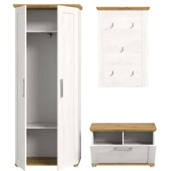 Landhaus Flureinrichtung Set - Tocella (dreiteilig)