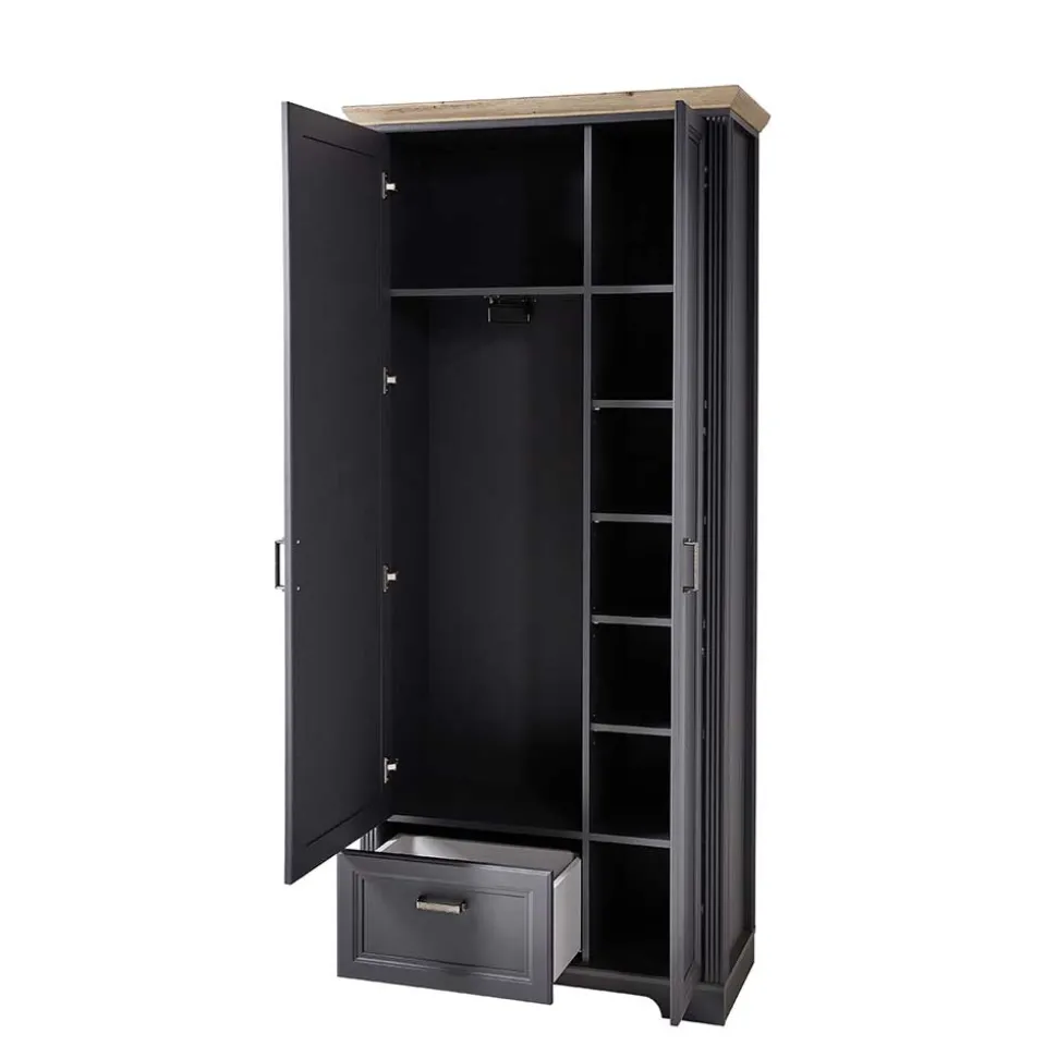 Landhaus Flurschrank mit Spiegeltür - Thumbs