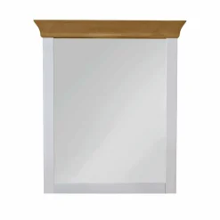 Landhaus Flurspiegel Lameira in Weiß